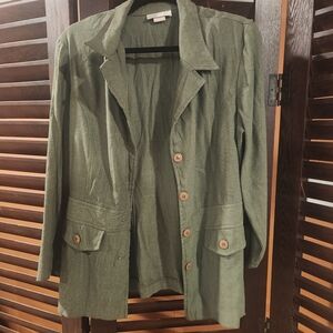 Vintage Mainframe Olive Green Women's Jacket 2BB
